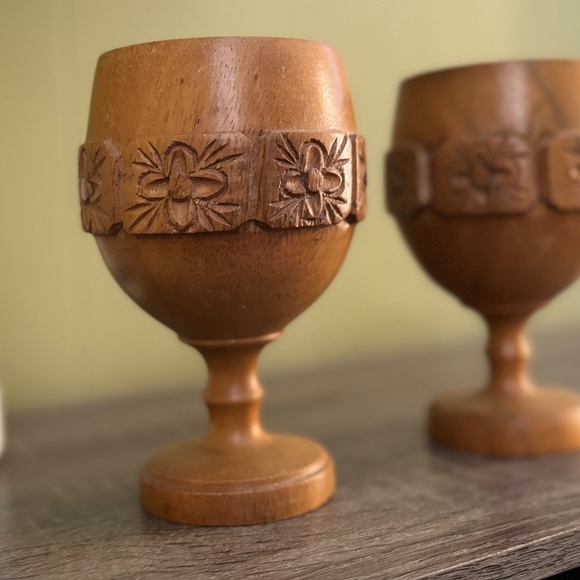 Pair of Vintage Mid-Century Modern Tiki Bar Drinkware/Decor - Picture 8 of 10